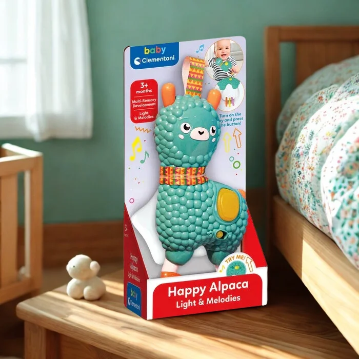 Alpaka Happy baba csörgő Clementoni
